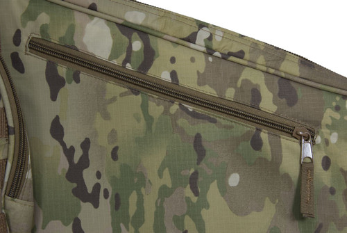 Close up of smaller front pocket.