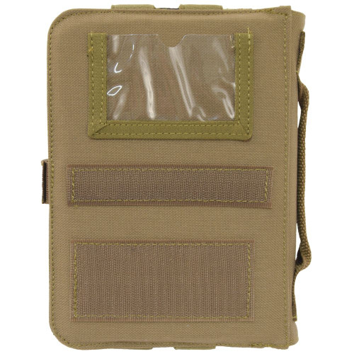 ID holder on back side with more loop backing.